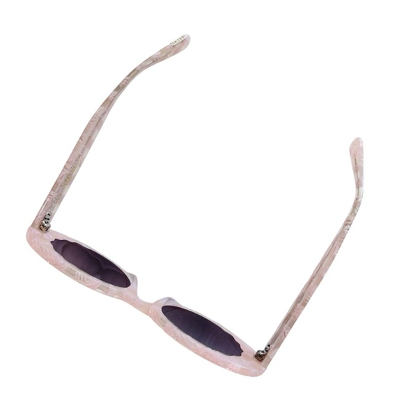 KREWE Alixe plaid Pink Sunglasses